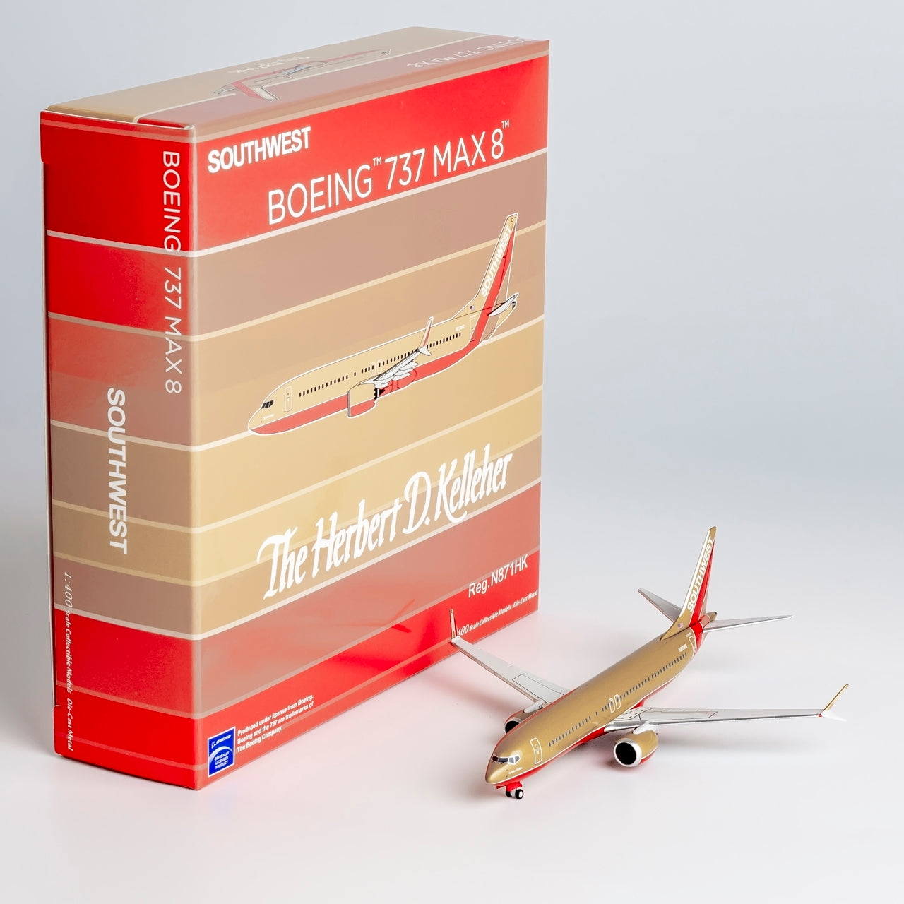 1/400 Southwest Airlines Boeing 737 MAX8 N871HK NGSWA002 - cover